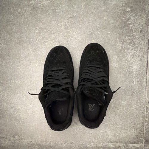 Louis vuitton black - black, suede
